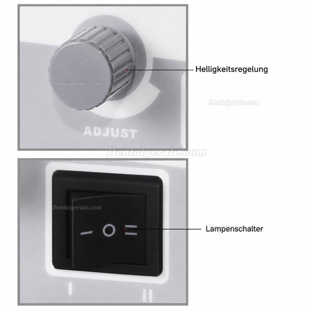 150W Halogen Endoskop Lichtquelle mit zwei L&ouml;chern KWS XD-301-150W